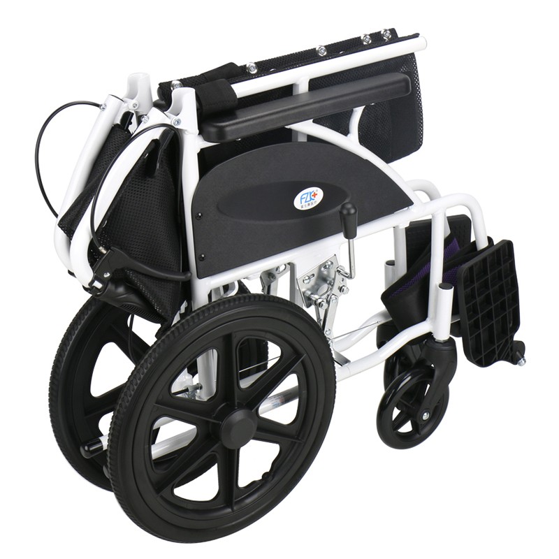 FZK-3500 铝合金小轮折背轮椅