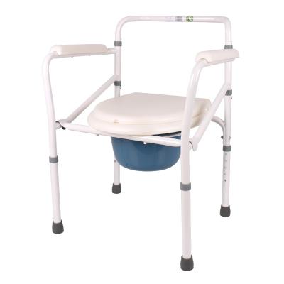 FZK-4098 STEEL FRAME FOLDING COMMODE CHAIR