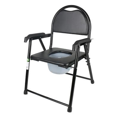 FZK-617 Steel folding commode chair
